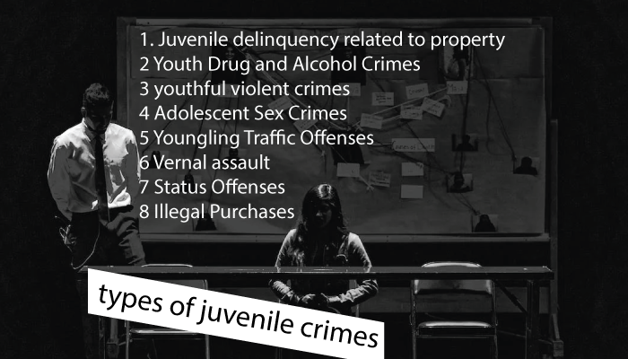 types of juvenile crimes